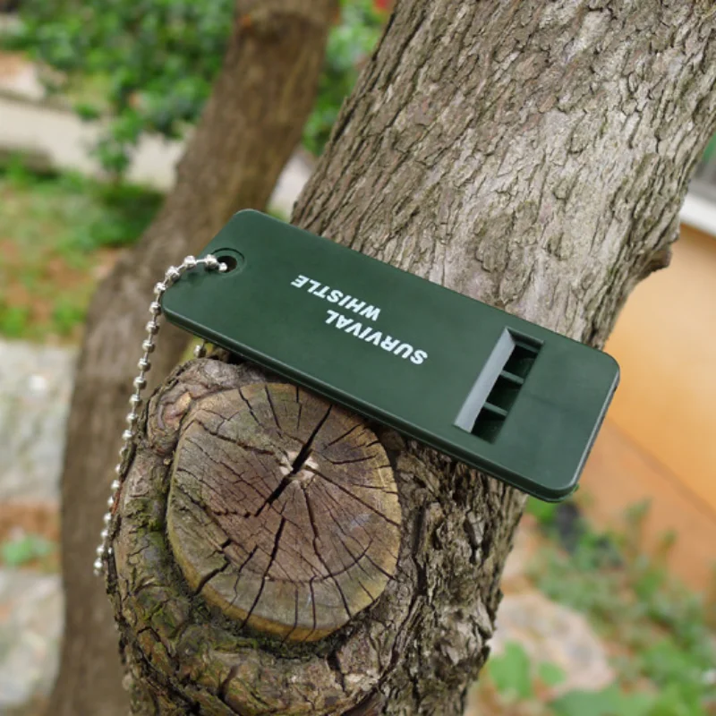 Multifrequency Survival Whistle 2Pcs First Aid Outdoor Emergency Whistling Signal Rescue Camping Hiking Outdoor Referee Supplies