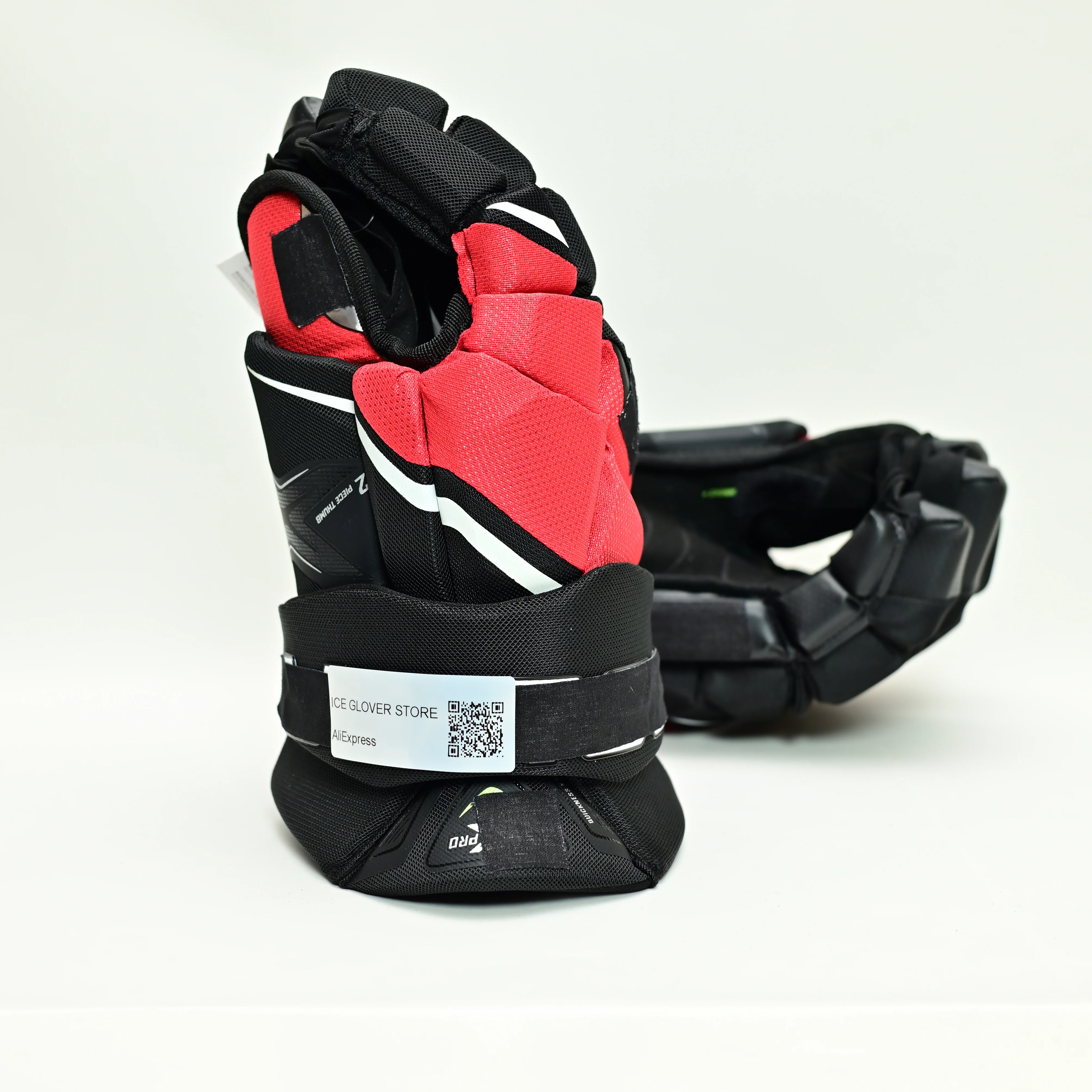 [2-Pairs][2X]Top level BAU 2X pro Ice Hockey Gloves Four Colors 13" Professional Protective Hockey Glove