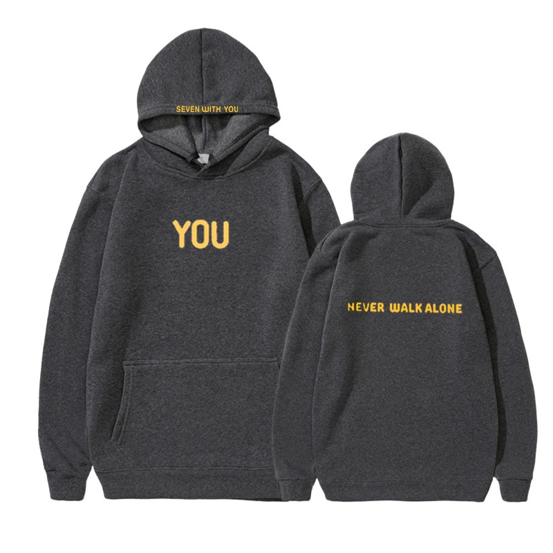  Jimin with You Hoodie, K-pop You Never Walk Alone