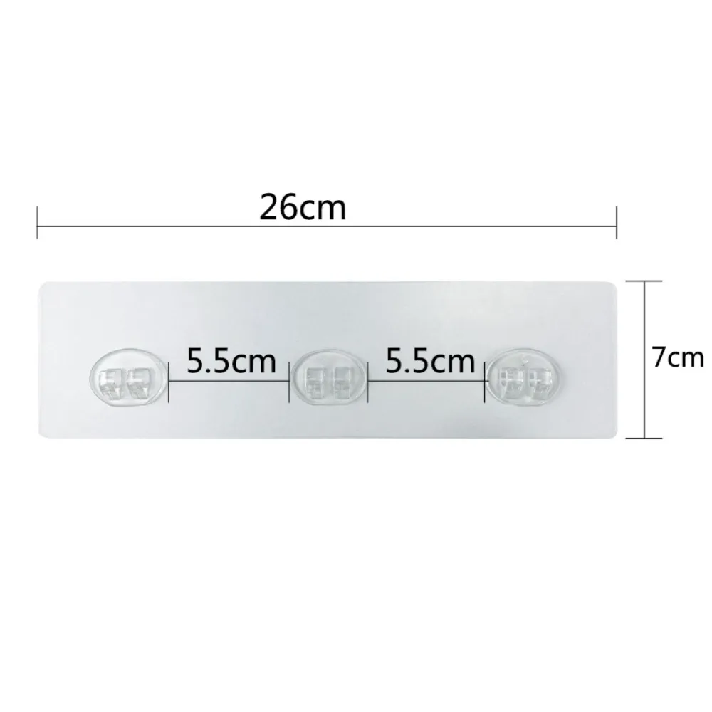 Shower Adhesive Self Adhesive Hooks Self Adhesive Wall Hooks for Replacement No Drilling Strong Transparent Adhesive Bathroom Shower Hook Corner Hanging Wall Mounted