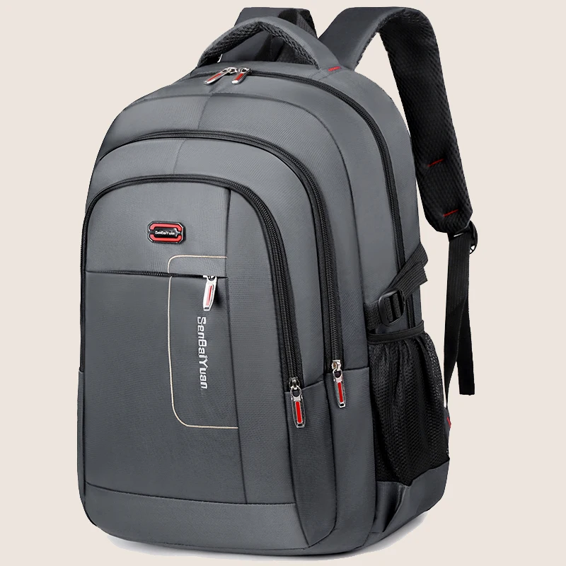 Durable men's commuting backpack - a stylish travel backpack suitable for university use, with large capacity, adjustable should