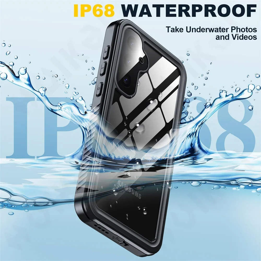 Premium IP68 Waterproof Metal Aluminum Case with Enhanced Swimming Protection - Luxury Smartphone Cover
