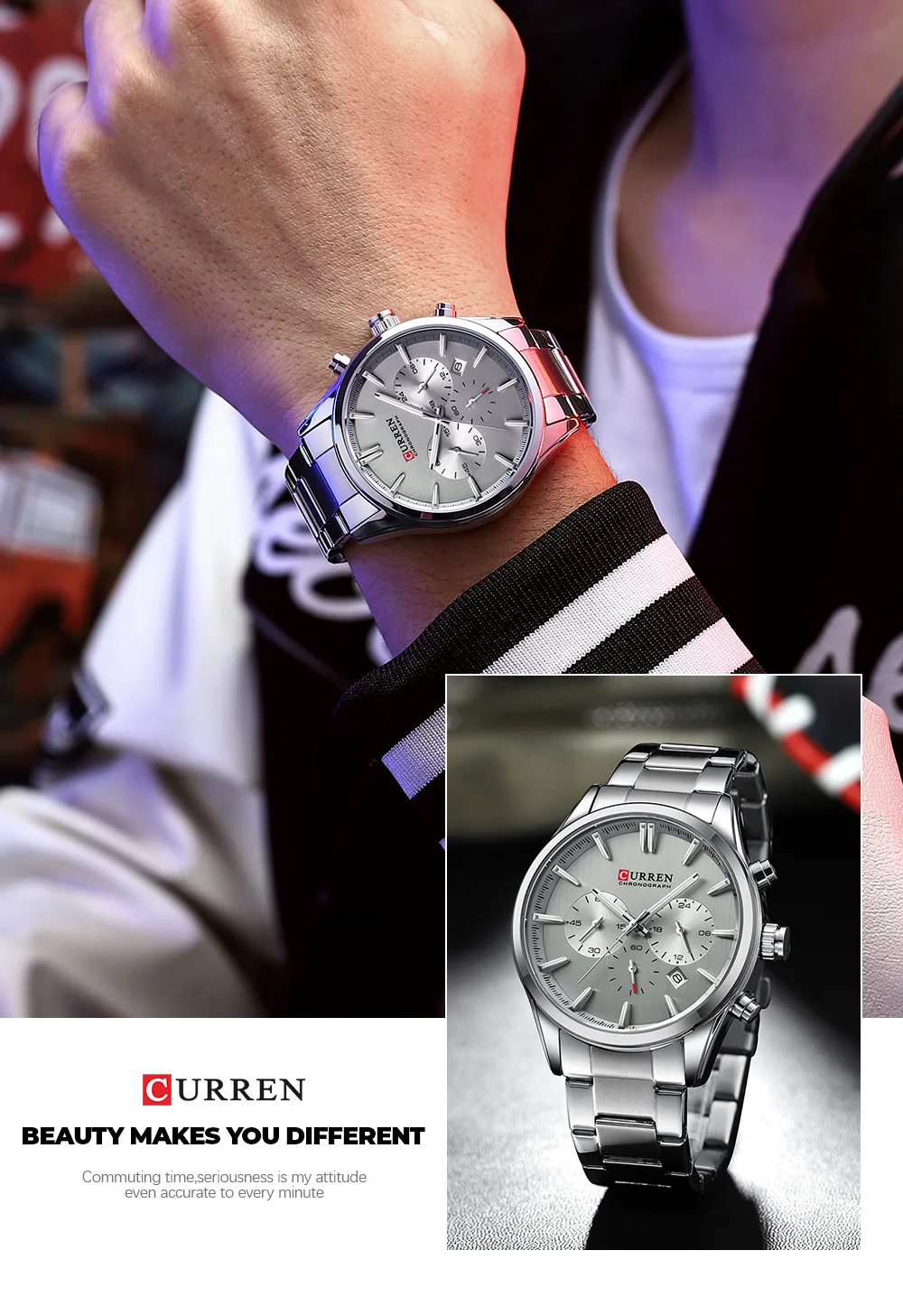Curren 8446 Men's Watch description image 6