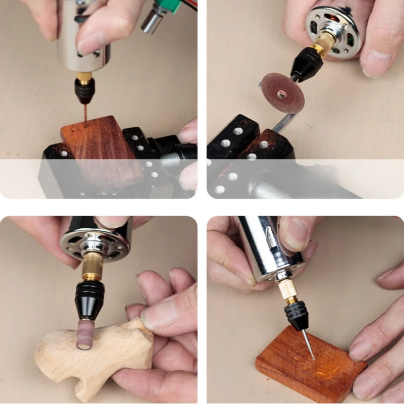 Quick Change Chuck 2-5mm for Rotary Tool ER11 Collet Chuck Mini Drill Press 60W Engraver Electric Motor Shaft Clamp Accessorie