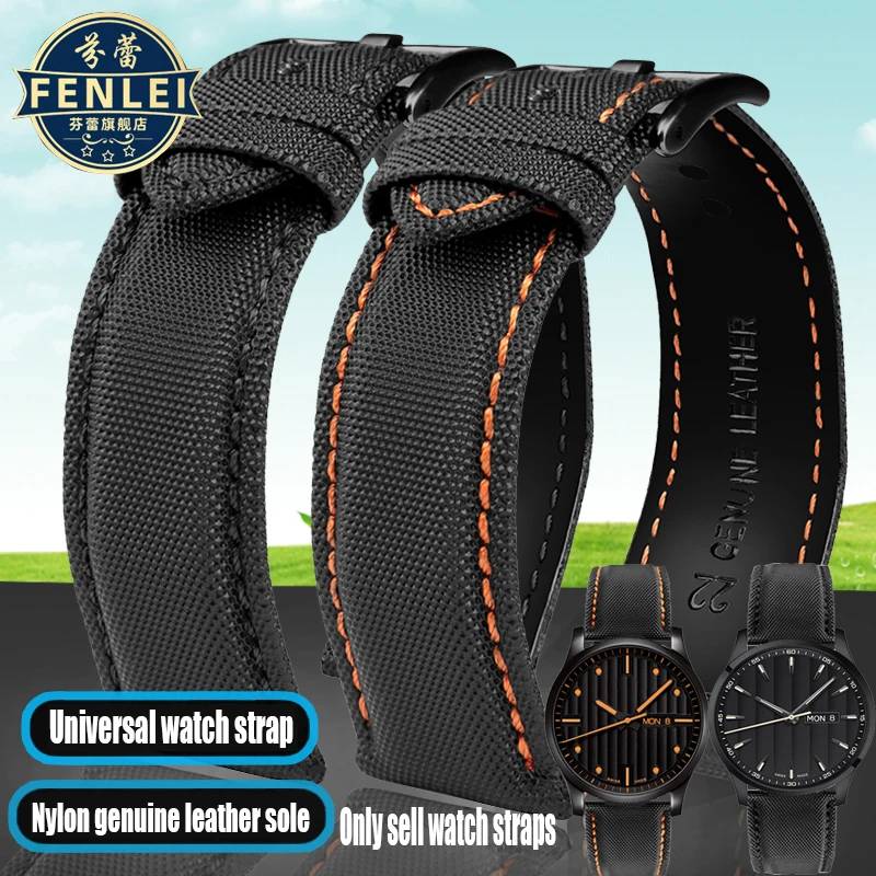 Per Tag Heuer Omega Citizen Seiko Mido Strap Uomo Donna Bracciale In Tessuto Di Tela 20Mm 21Mm 22Mm 23Mm 24Mm Cinturino In Pelle Di Nylon