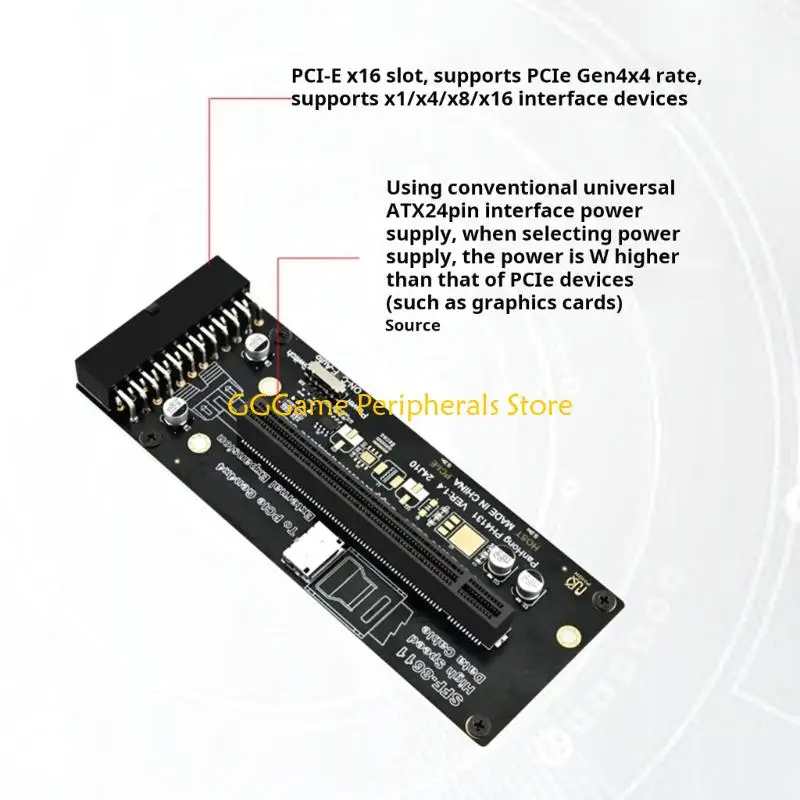 전송선이 있는 U55B PCIe Gen4X4 SFF 8612 모듈