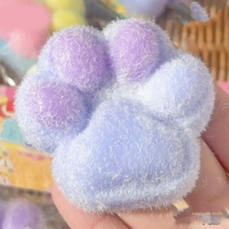 

Y4UD Squeeze Stress Toy TPR Squishy CatsPaw Мягкая игрушка для уменьшения тревоги, игрушка для вечеринки, игрушка для снятия для