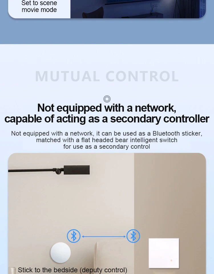 Conexão Bluetooth, Botão Remoto, Home Security, Trabalhar com Xiaomi Mi Home App