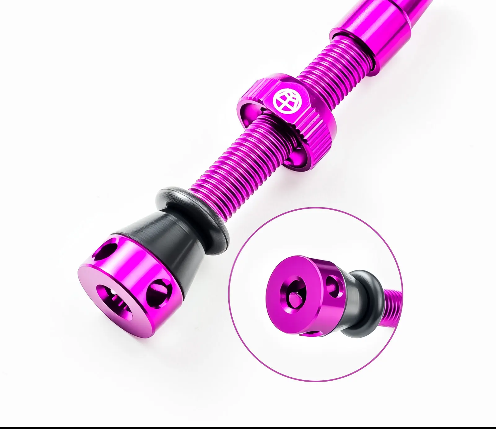 Description Picture 5 of itemOFFBONDAGE Bicycle F/V Tubeless Valve Bike Presta Valve 45/65/80mm Aluminum Alloy Ultralight Valve Air mtb Bike Accessories