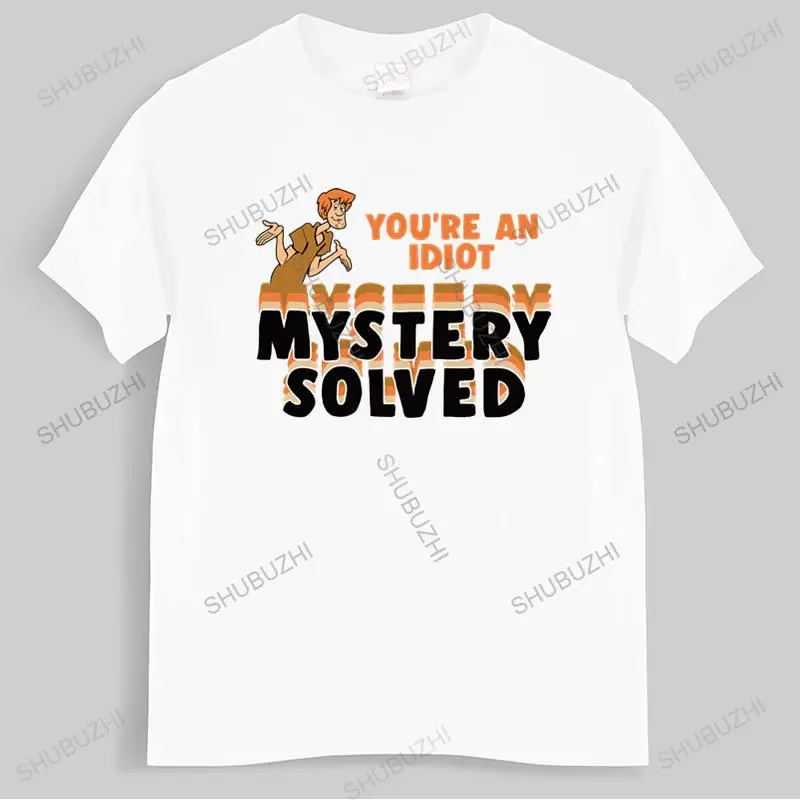 T-Shirt Estiva Da Uomo Di Marca Teeshirt Shaggy - You Are An Dump, Mystery Cressed T Shirt Mystery Machine Summer Fashion Tops