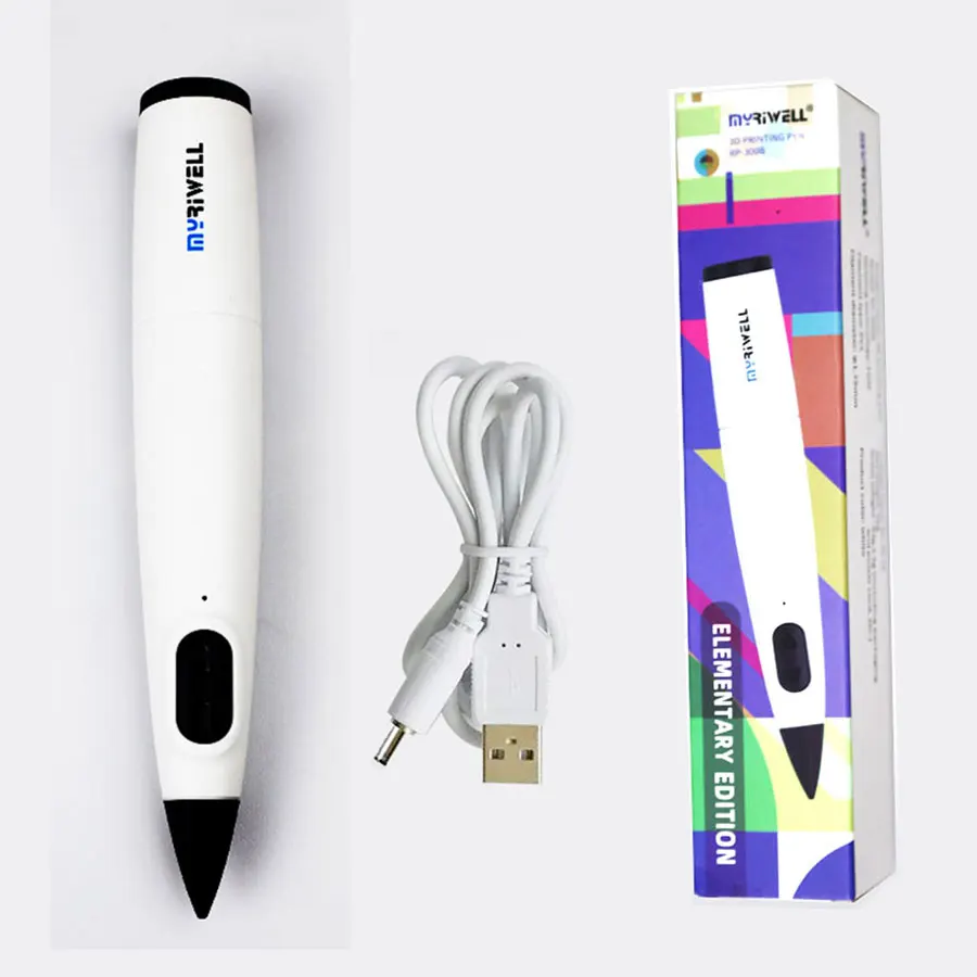 Myriwell RP300B 저온 3D 펜, PCL 필라멘트 포함, 직경 1.75mm, 크리스마스 생일 선물, 저온 3D 펜