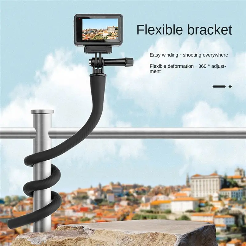M05K TELESIN 액션 카메라 마운트 (고프로, DJI 액션 미니 카메라용) 옥토퍼스 플렉시블 스탠드