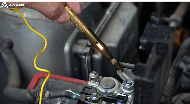 Automotive Copper circuit testing Car Light Lamp Voltage test light electrician line repair tool 12V 6V DC electric test pen car light tester voltage test pen