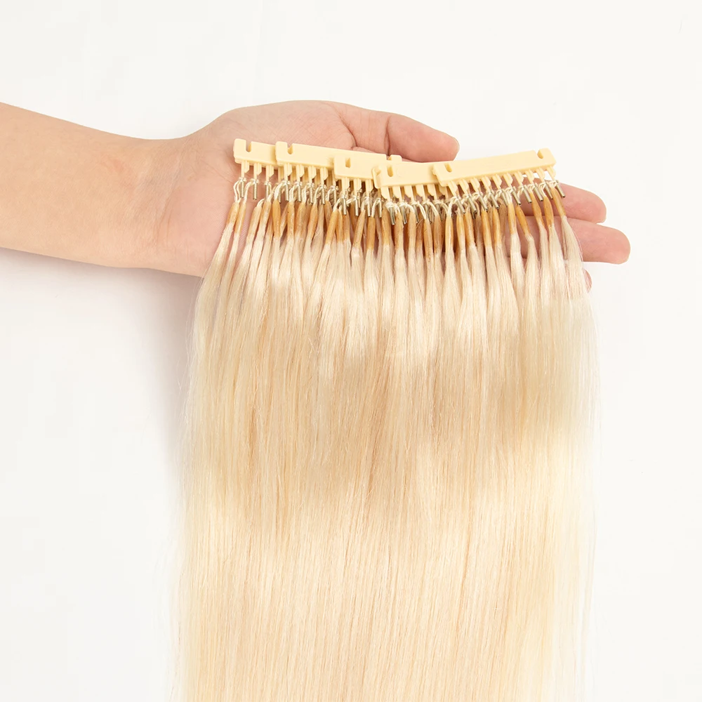 6D-1 Hair 100% Human Hair Virgin Extensions Fast Install Straight Extensions 6D 0.5g/strand 16 20 24 Inch #60 1B Brown