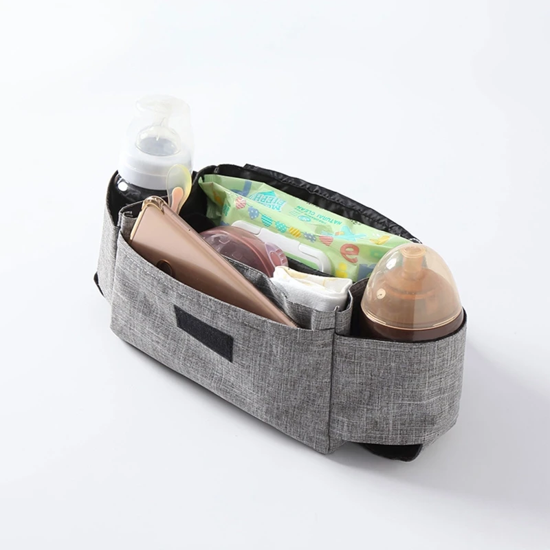 Baby Stroller Bag Universal Wearproof Diaper Nappy Bag Multi-Pocket Mummy Travel Bag Holder Cup Organizer for Newborn Pram Cart baby stroller cover net