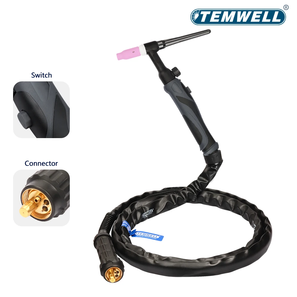 WP26 WP26FV TIG Welding Torch 200A 3m Argon arc Welding Gun European Interface welding torch