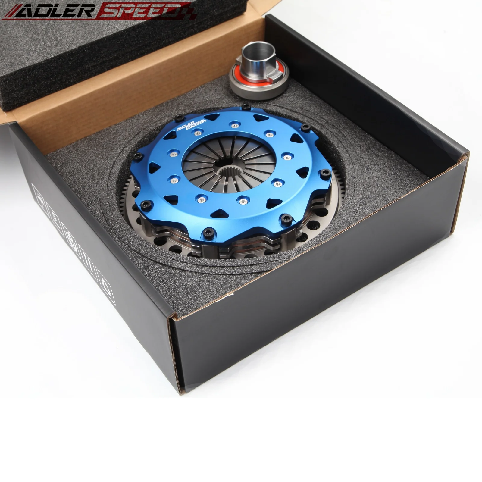 04-05년식 BMW 325 330 530 E46 E60 E83 E85 E86 X3 Z4 M54 6단 ADLERSPEED 8.5인치(215mm) 레이스 클러치 키트 트윈 디스크 + 플라이휠