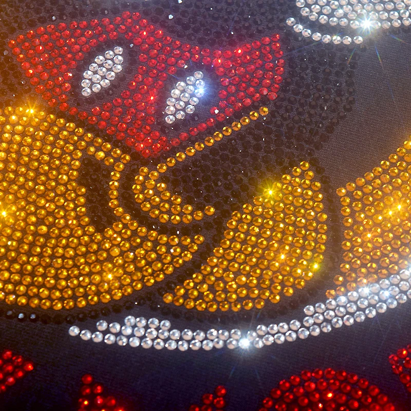 MINISO Disney Mickey Minnie Mouse Shiny iron on applique patches