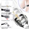Pedicure Set Peeling and Exfoliating Calluses Foot Scrubbing Brush Stainless Steel Double-sided Foot Care Pedal Stone 10 in 1 3