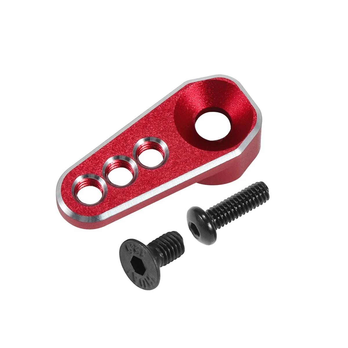 SQXBK Lot De 5 Bras De Servomoteur Rond 25 T En Alliage D'aluminium CNC Standard Pour Servomoteur De Voiture Robot Bateau Avion Rouge