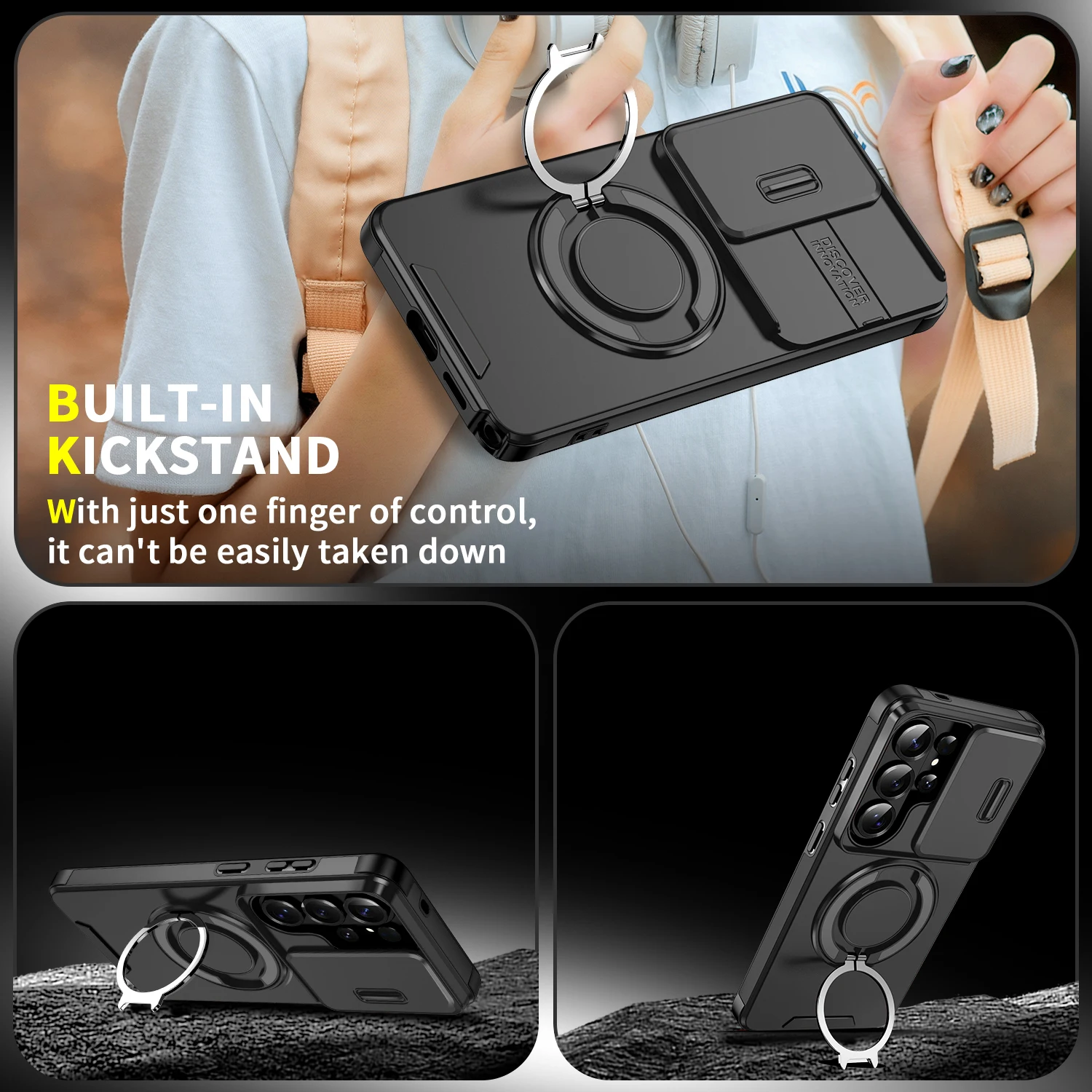 Shockproof Lens Protection Ring Case