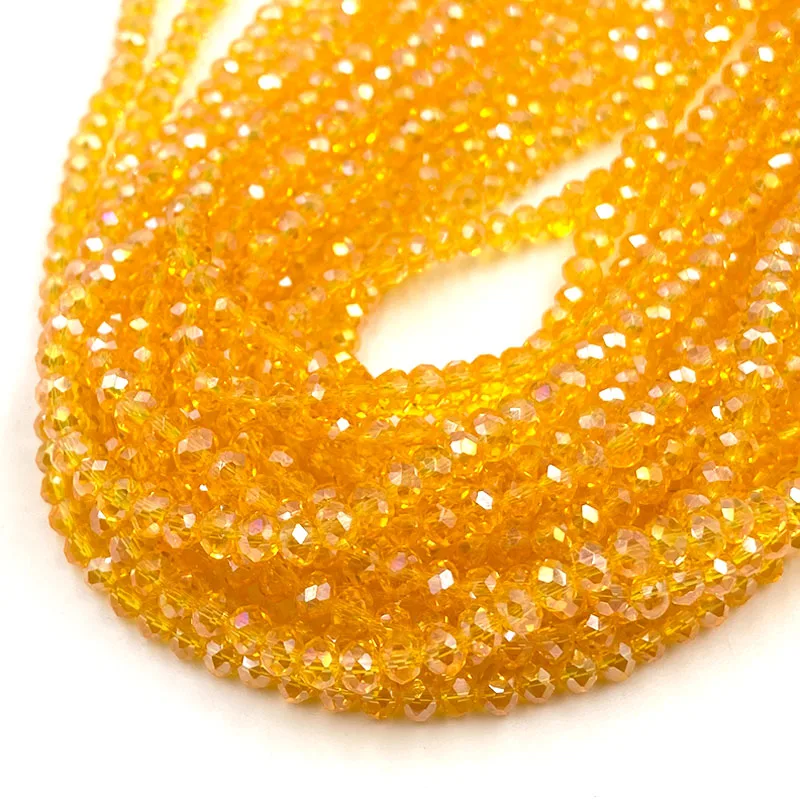 Faceted Crystal Spacer Beads 4