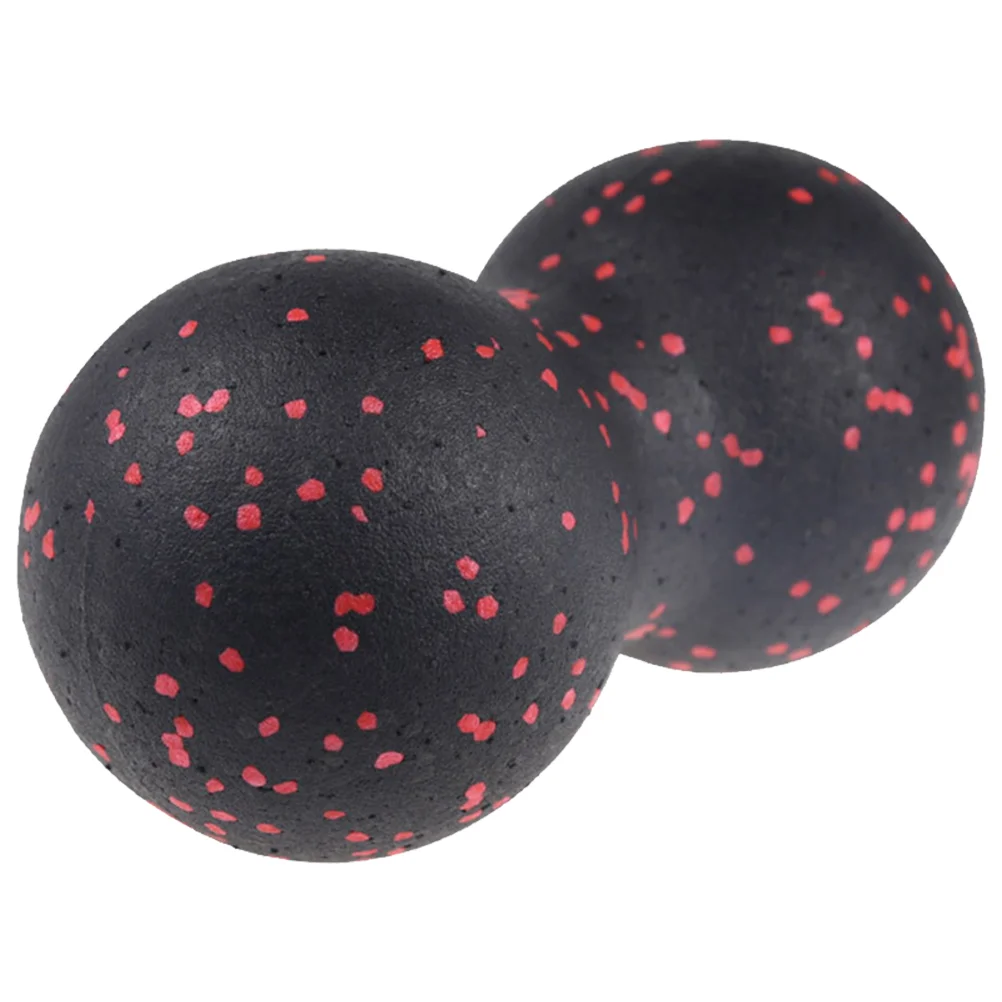 

EPP Muscle Relaxation Dual Ball Peanut Massage Ball Yoga Fitness Lacrosse Ball for Home Office Black Blue