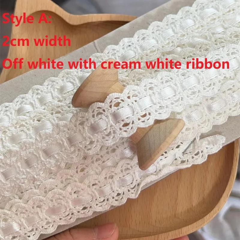 DIY Tragen Band Spitze Baumwolle Faden Haushalt Kleid Baby Tuch Nähen Stickerei Dekorative Lolita Spitze Handgemachte Accessoires – Detail 7