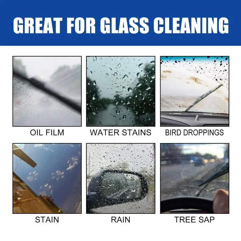 Automobile Oil Film Cleaner 120g Glass Stripper Water Spot Remover For Car  Car Windshield Oil Film Cleaner Glass Stripper Water - AliExpress