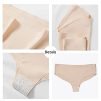 WarmSteps sous-vêtements sans couture femme culotte solide slips confort respirant femme Lingerie pur coton entrejambe glace soie tongs 5