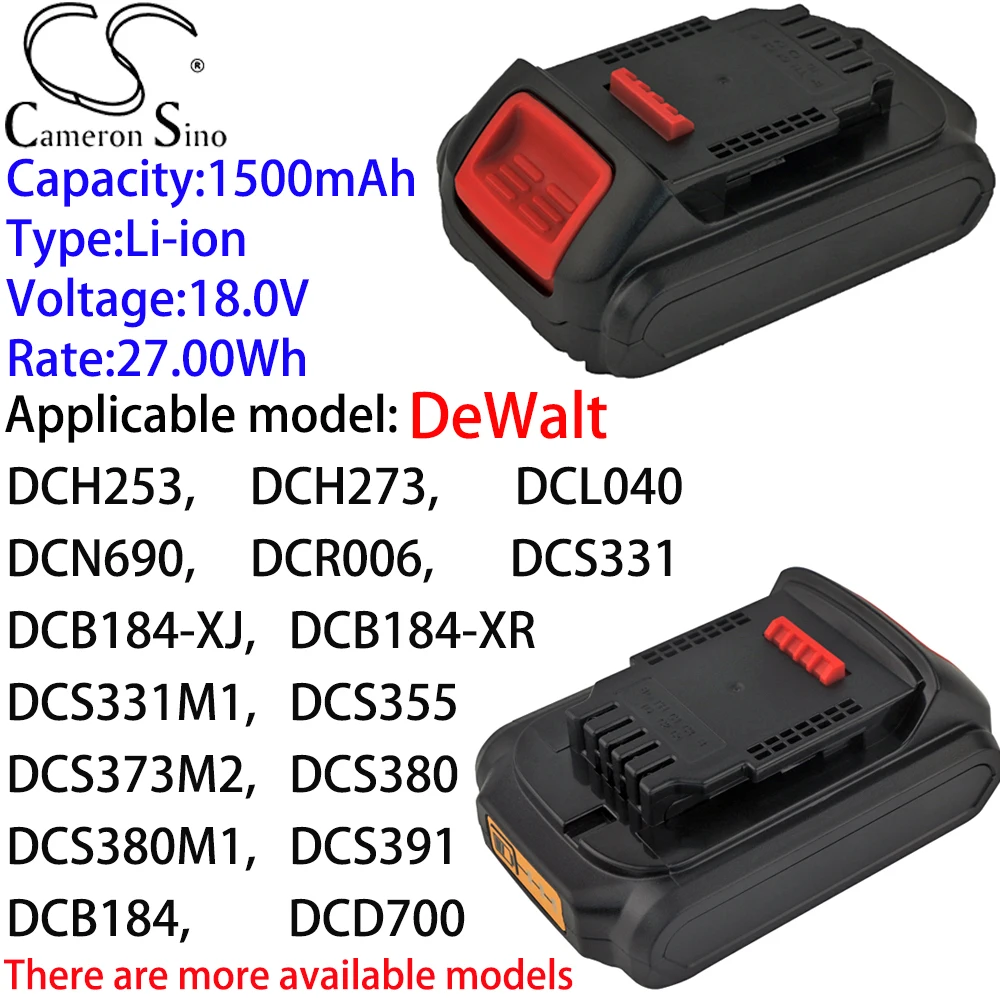 Aazon.co: Caeron Sino Caera 1900Ah / 13.68Wh Li-ion Replaceent