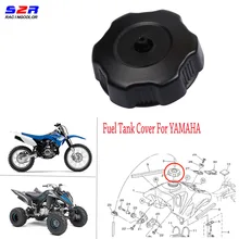 

Motorcycle Oil Fuel Tank Cap Gas Cover For Yamaha YFM 70 80 T W U 100 TTR 50 90 230 50E 125 TT R125 GRIZZLY RAPTOR 700 YZ65