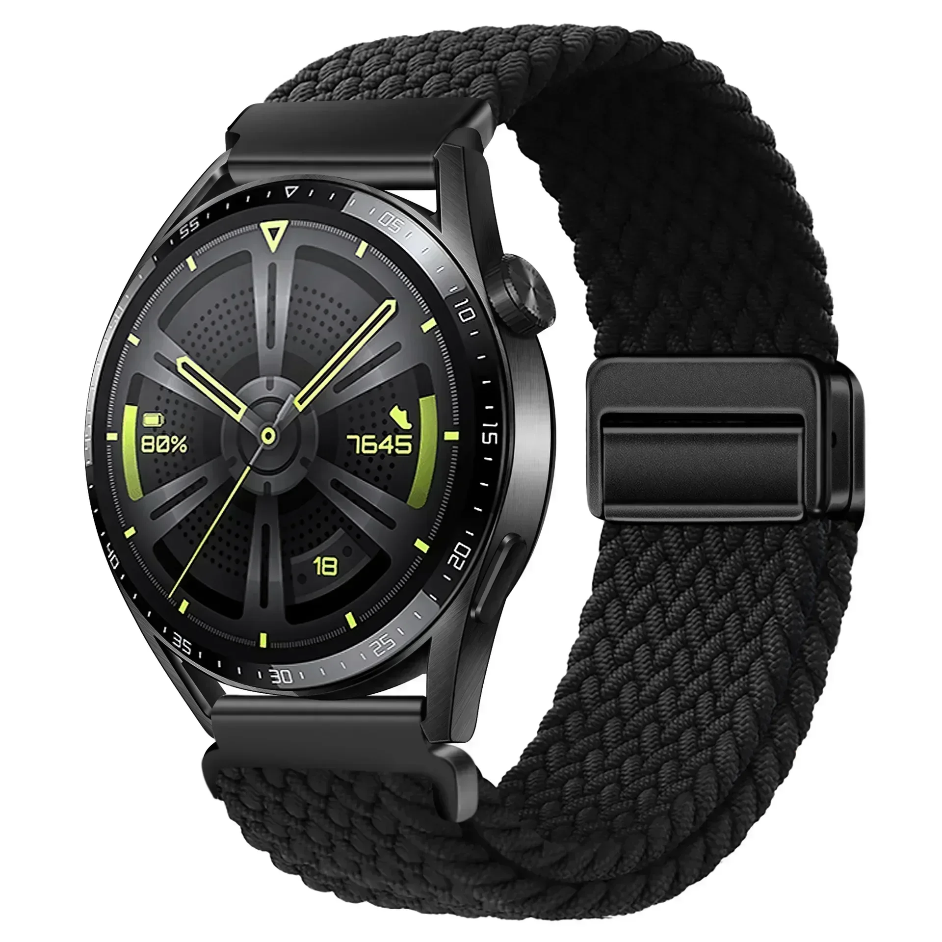 Magnetic Braided Nylon Watch Band - 22mm & 20mm Strap