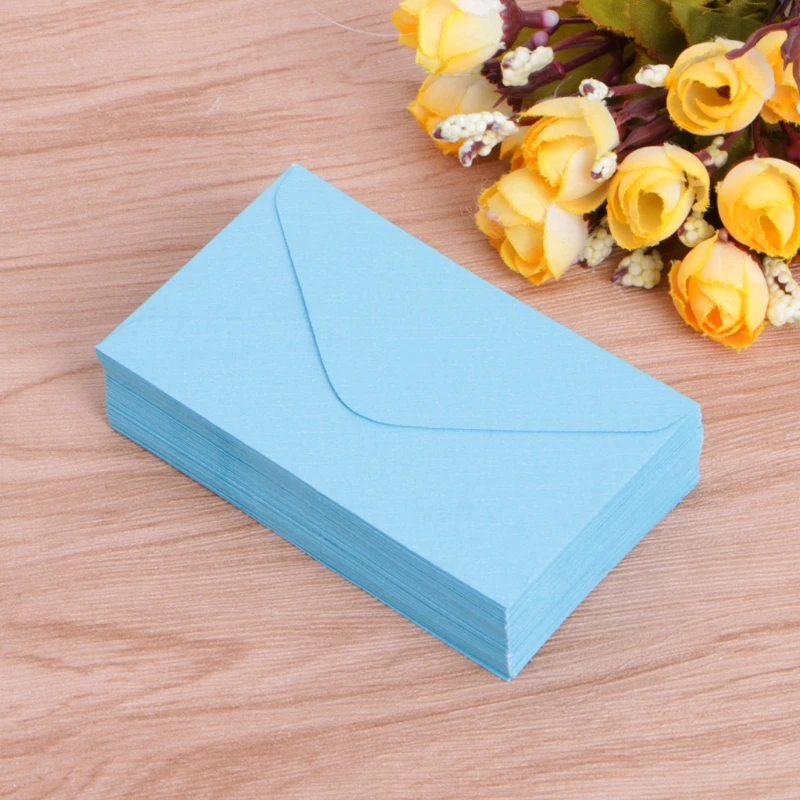 Pack of 50 Colorful Envelopes 6 10cm Cash Wallets Bag for Wedding Baby Shower Party Invitations Birthday Cards kraft paper envelopes mailing envelopes mini envelopes window envelopes gift card envelopes