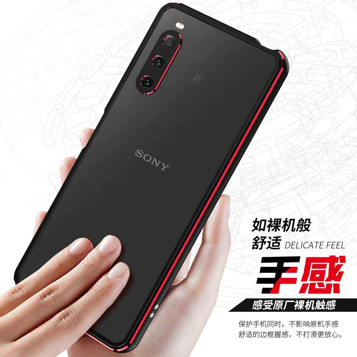 For Sony Xperia Pro-i Ultra Thin Metal Aluminum Bumper Frame Cover Cases For For Sony Xperi 1 10 Iv Metal Frame Shell Case