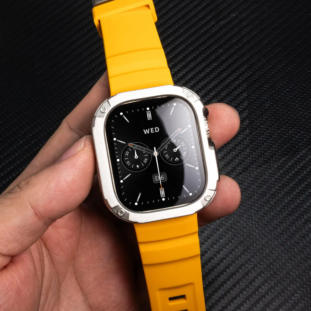 Sport Silicone Strap with TPU+PC Protective Bumper Case