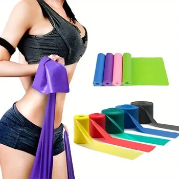 3pcs/set, Yoga Tension Belt, Elastic Fitness Resistance Band For Men Women, Yoga Stretch Belt For Strength Training 1