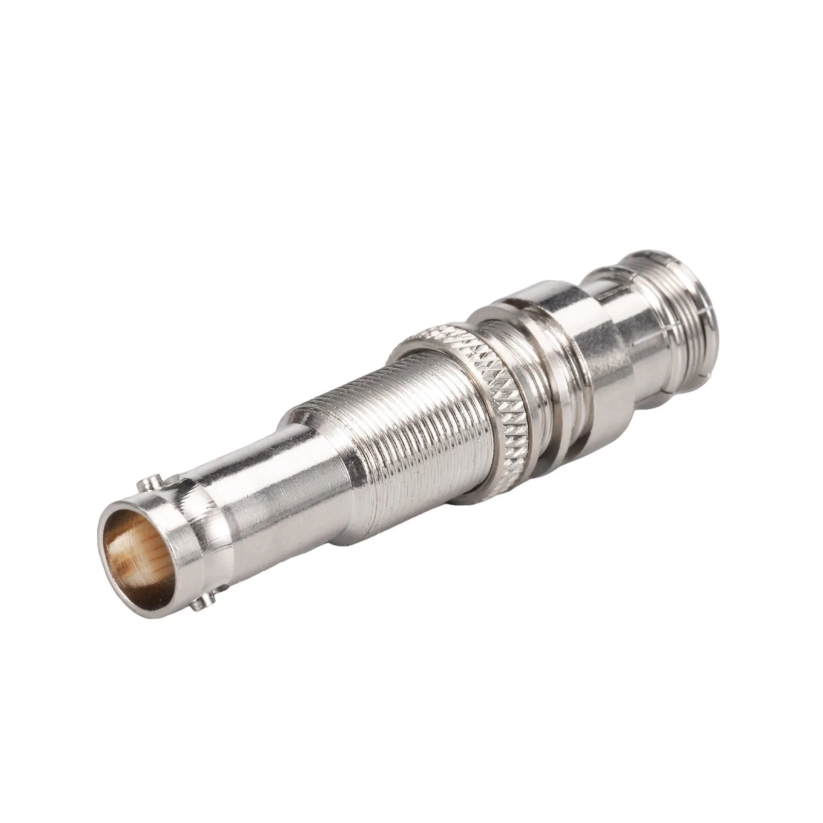 Nickel Plated Brass BNC Female to RCA Male Adapter for CCTV