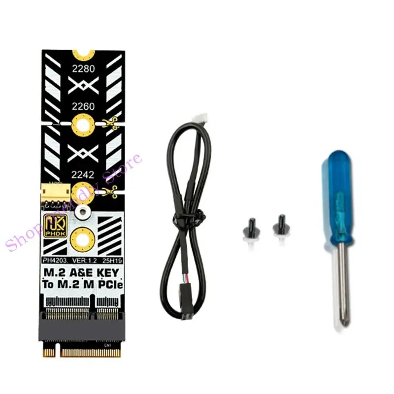 2280 2260 2242용 M.2 무선 네트워킹 카드 NVME SSD 인터페이스 어댑터