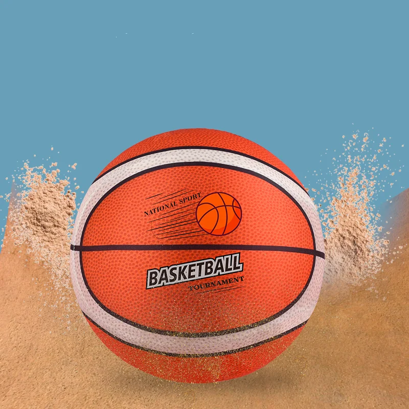 Bouncing Mute Silent Basketball Squeezable Mute Bouncing Basketball Indoor Silent Ball Foam Cloth Wrapped Package