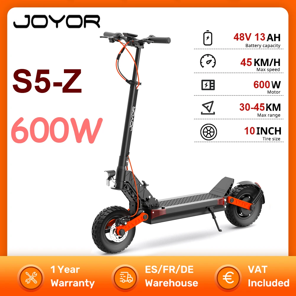 JOYOR S5-Z Scooter elettrico 600W 48V 13AH 10 pollici pieghevole