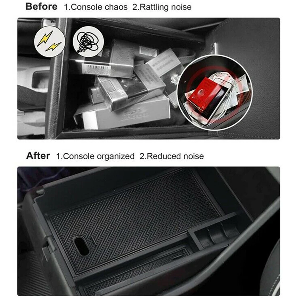 1pc Car Centre Console Armrest Organiser Storage Box for Kia Sportage NQ5