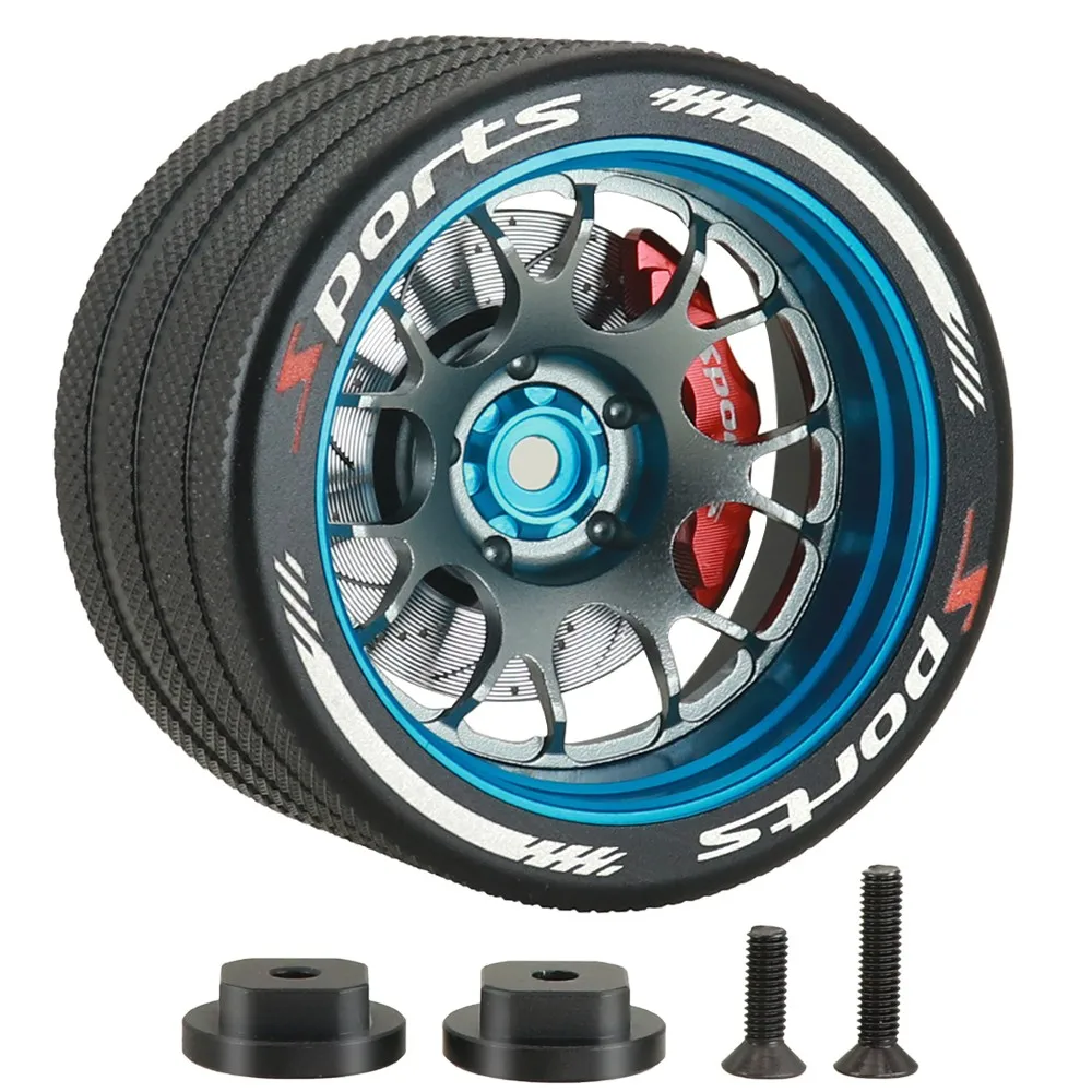 Per Sanwa Mt4/Mt5/M12/M17 Futaba 4Px/7Px/10Px Flysky Nb4 Ko Ex Next Wfly X9 Volante Rc Telecomando Volantino In Metallo