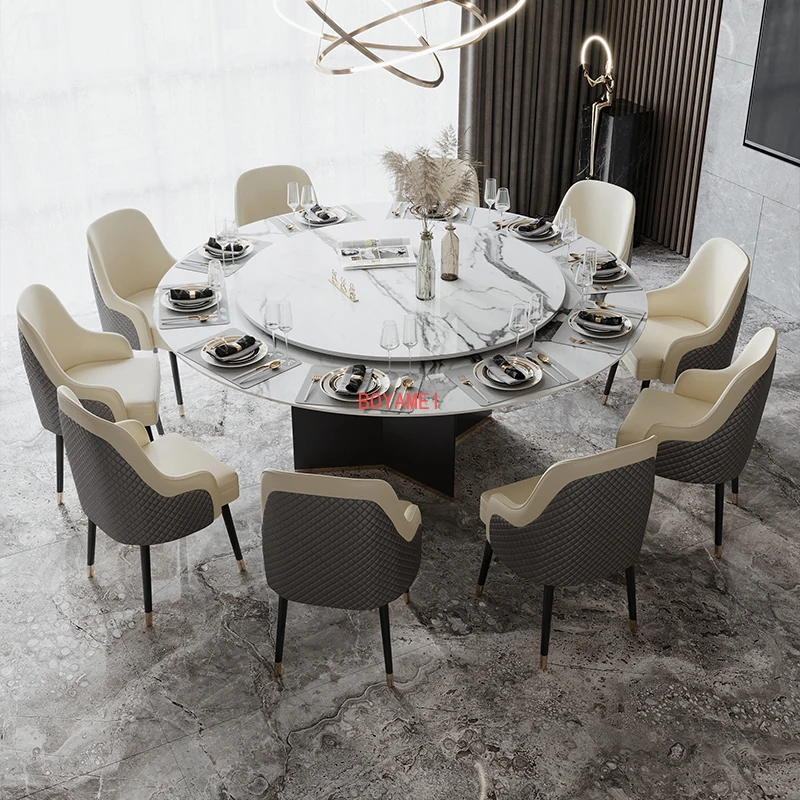 イタリア産天然大理石ラウンドテーブル130cmのみ、椅子は付きません