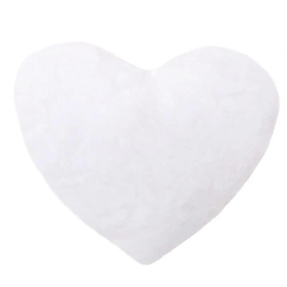 Heart-shaped Pillow Soft Decorative Pillow Soft Heart Shaped Throw for Home Decoration Plush Cushion Fluffy Room