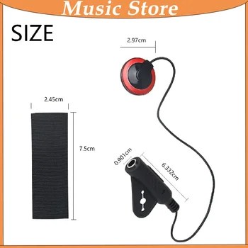 Pickup universale per strumento Pickup per chitarra Pickup per microfono a contatto piezoelettrico per chitarra Accessori per chitarra violino