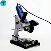 T Angle Grinder Stand Holder Cast Iron Base Stand Grinder Woodworking Tool DIY Cut  for 100-125mm Angle Grinder Tool Accessory 1