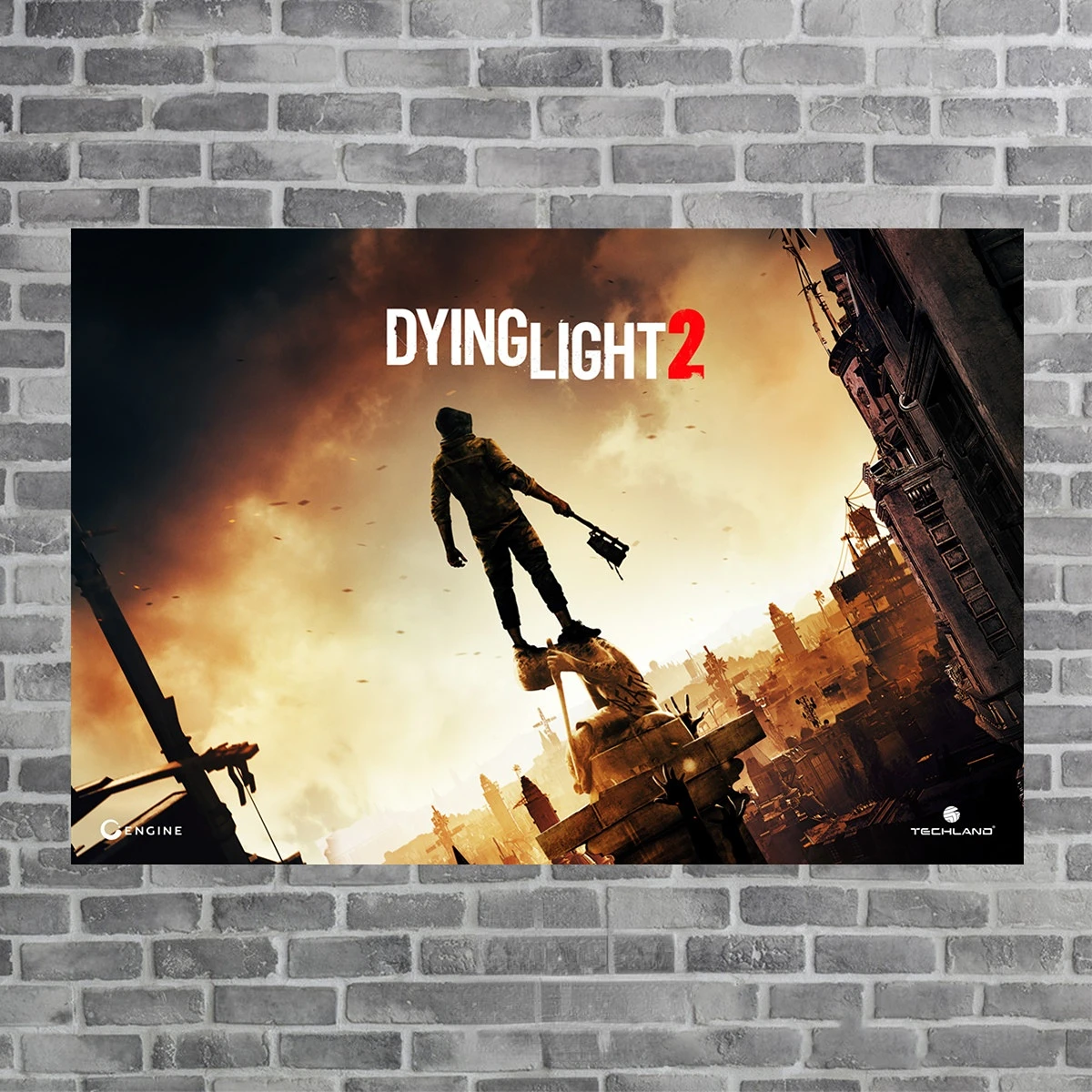 Dying Light 2 Poster Stay Human Video Game Poster Anime Poster Canvas Painting Live Room Wall Decor Wall Art Painting Home Decor