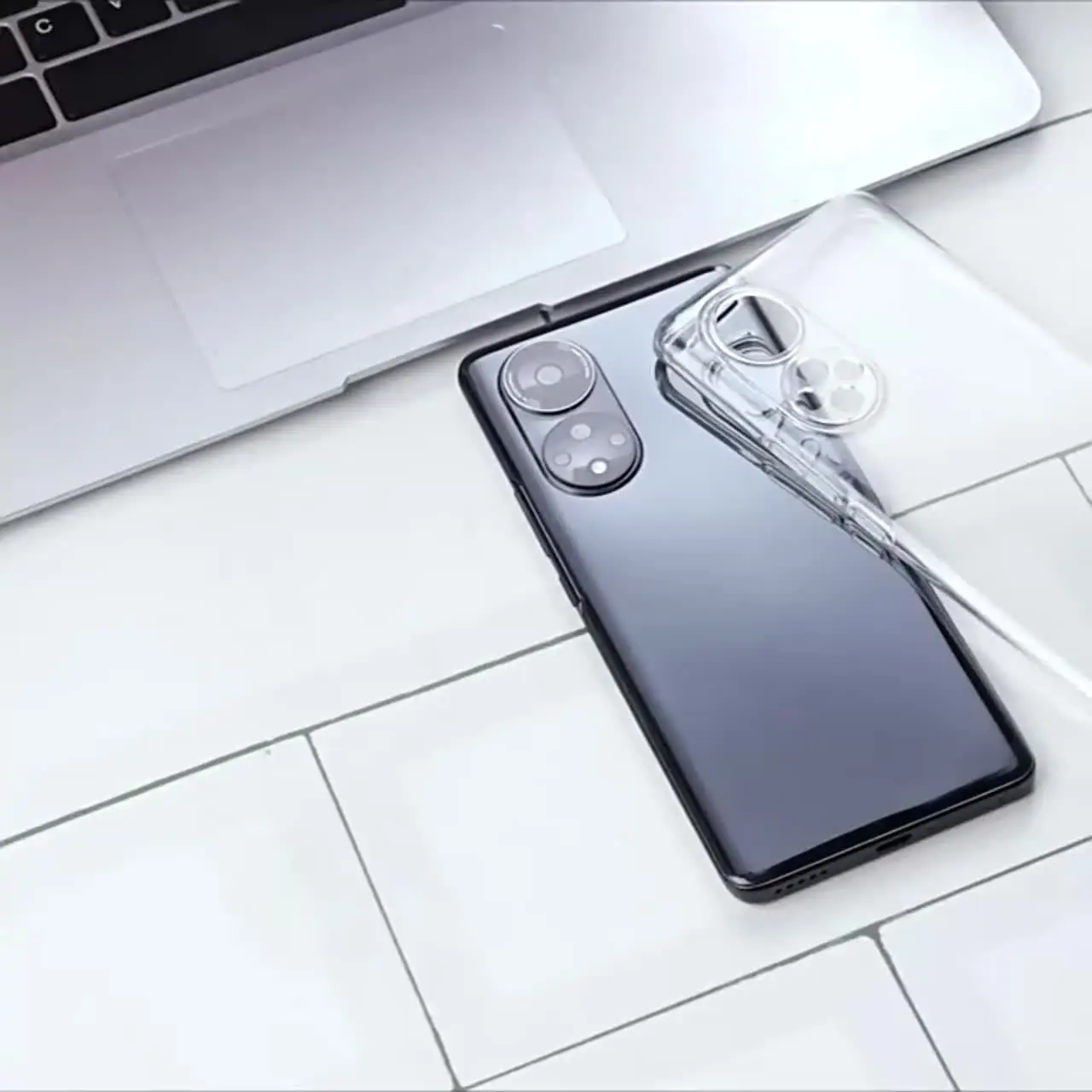 Cover Compatibile con Huawei Y9 (2018), Faccina sorridente motivo