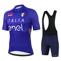 Italia Pro Team Cycling Jersey Set Summer Breathable Road Bicycle Suit Riding Uniform Bike MTB Clothing New Sports Ciclismo Kits 1